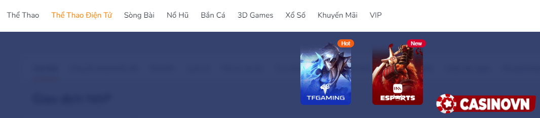 Cá cược eSports tại BK8 Cá cược eSports tại BK8