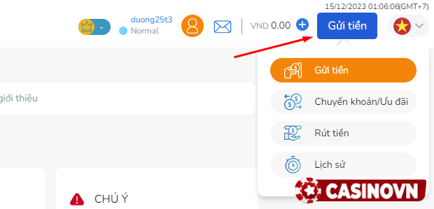 Gửi tiền vào casino phổ biến tại Việt Nam BK8 Gửi tiền vào casino phổ biến tại Việt Nam BK8