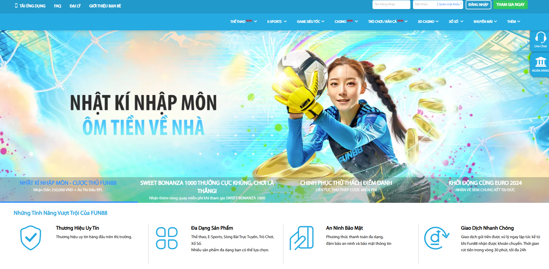Sòng bạc phổ biến nhất tại Việt Nam Fun88 Sòng bạc phổ biến nhất tại Việt Nam Fun88